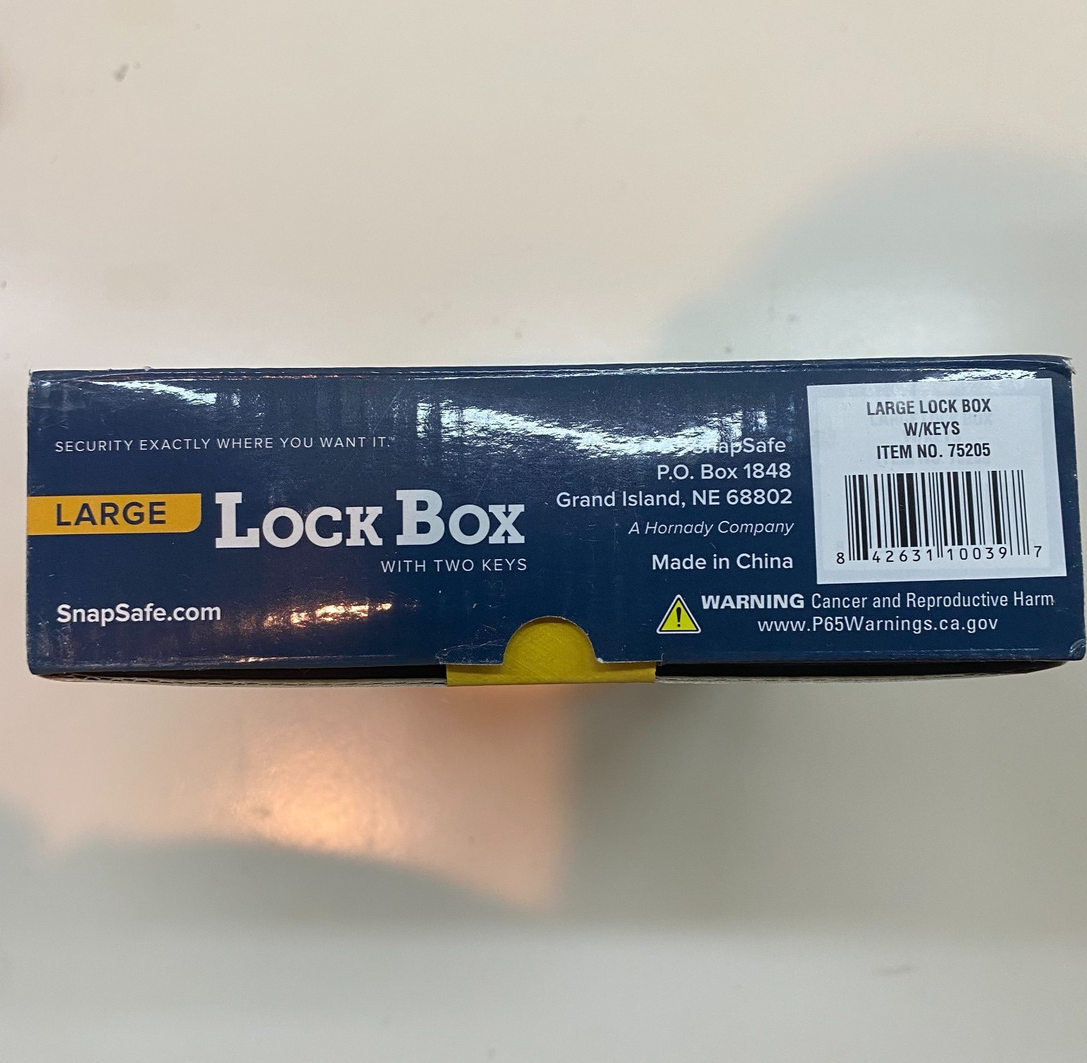 SnapSafe Large Lock Box 🔒 16-Gauge Steel Safe w/ Keys & Cable • TSA Approved