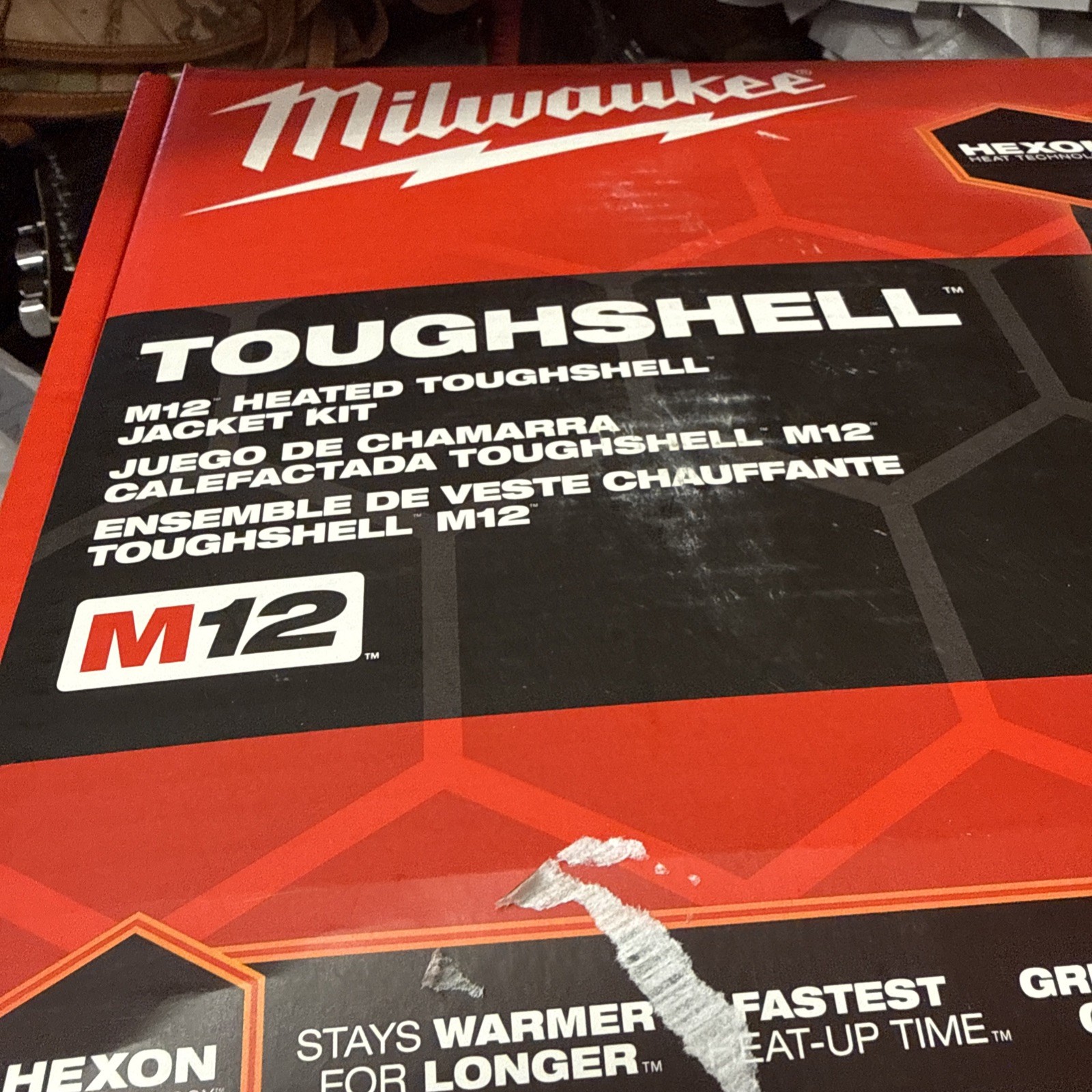 Milwaukee Heated TOUGHSHELL Jacket M100B-21L Milwaukee Tool M12 Kit, Black, Larg