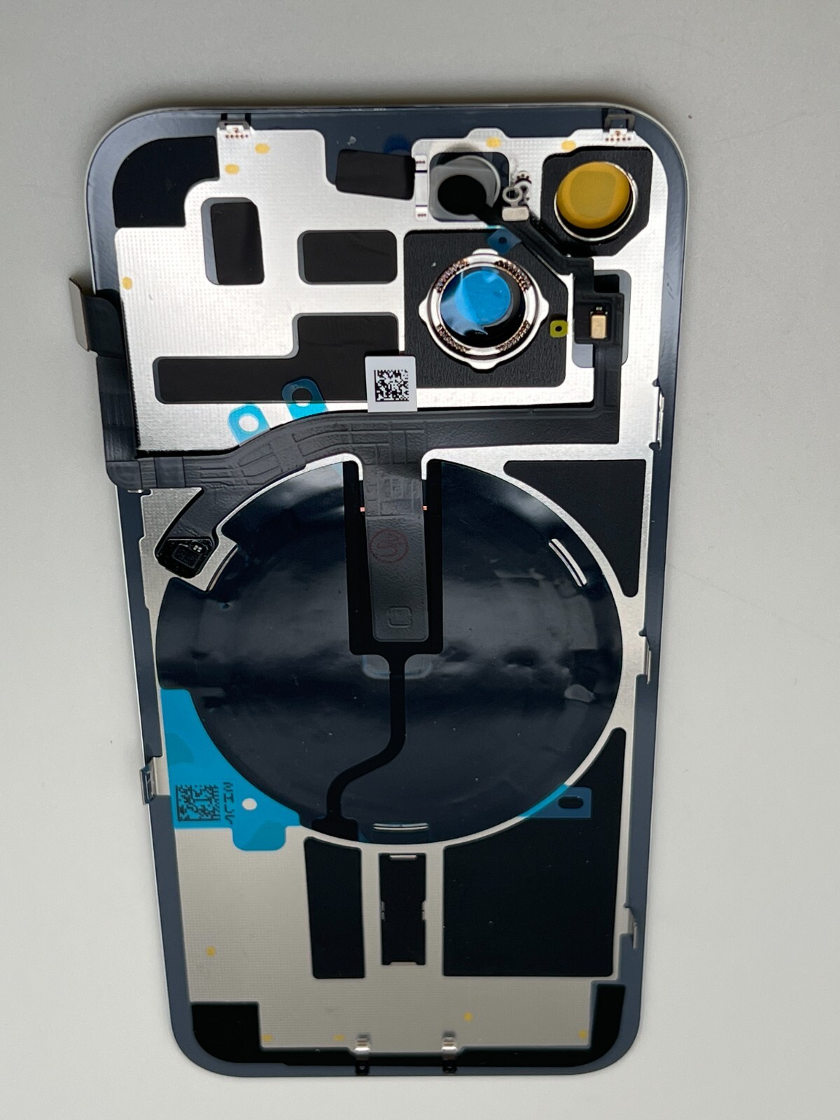 iPhone 14 & Plus Back Glass Cover: Rear Door with flex cables: flash mic nfc