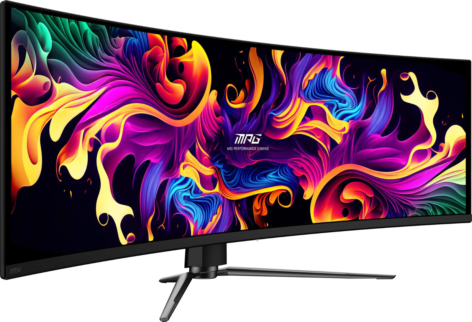 MSI MPG 491CQPS QD-OLED 49" DQHD Curved Gaming Monitor, 144Hz/0.03ms HDR 400