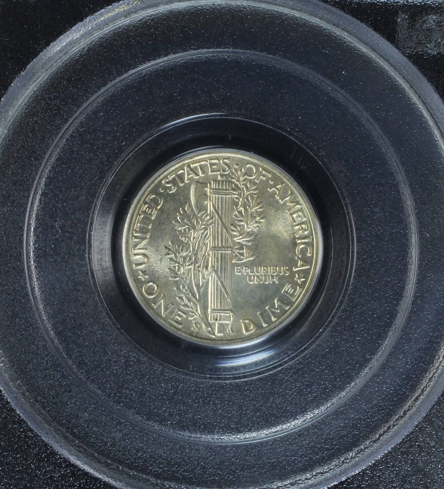 1943-S MERCURY DIME 10C PCGS MS66FB - FULL BANDS (PQ161)