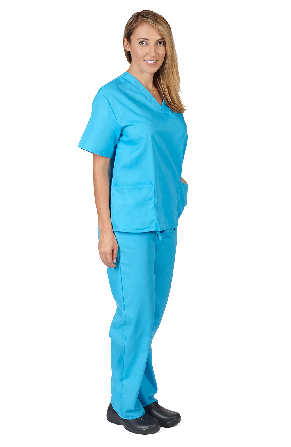 Medical Nursing Scrub Set NATURAL UNIFORMS Men Women Unisex Top Pants Hospital