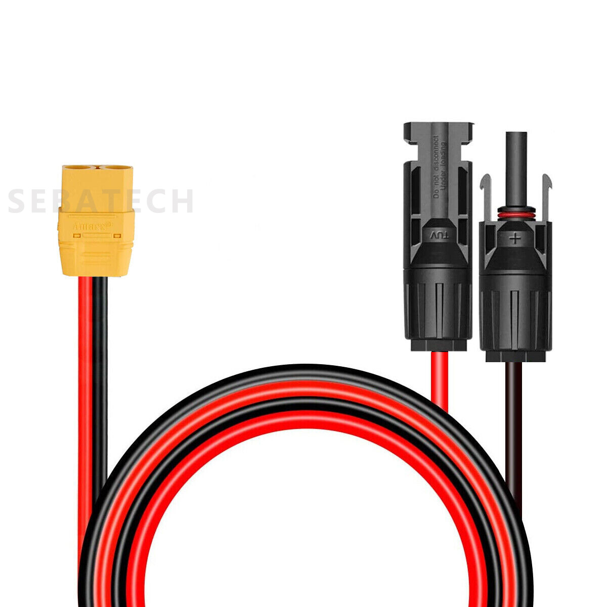 10 AWG XT90 Female to Solar Connector Extension Cable Silicone Wire for RC Lipo