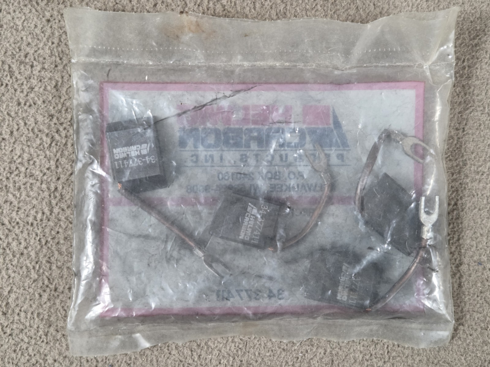 Genuine Helwig Carbon 34-377411 Electrical Brushes Pack of 4 (NEW)