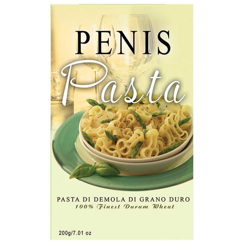 Penis Pasta 100% Durum Wheat - Bachelorette Bride to Be Fun Shower Gag Gift