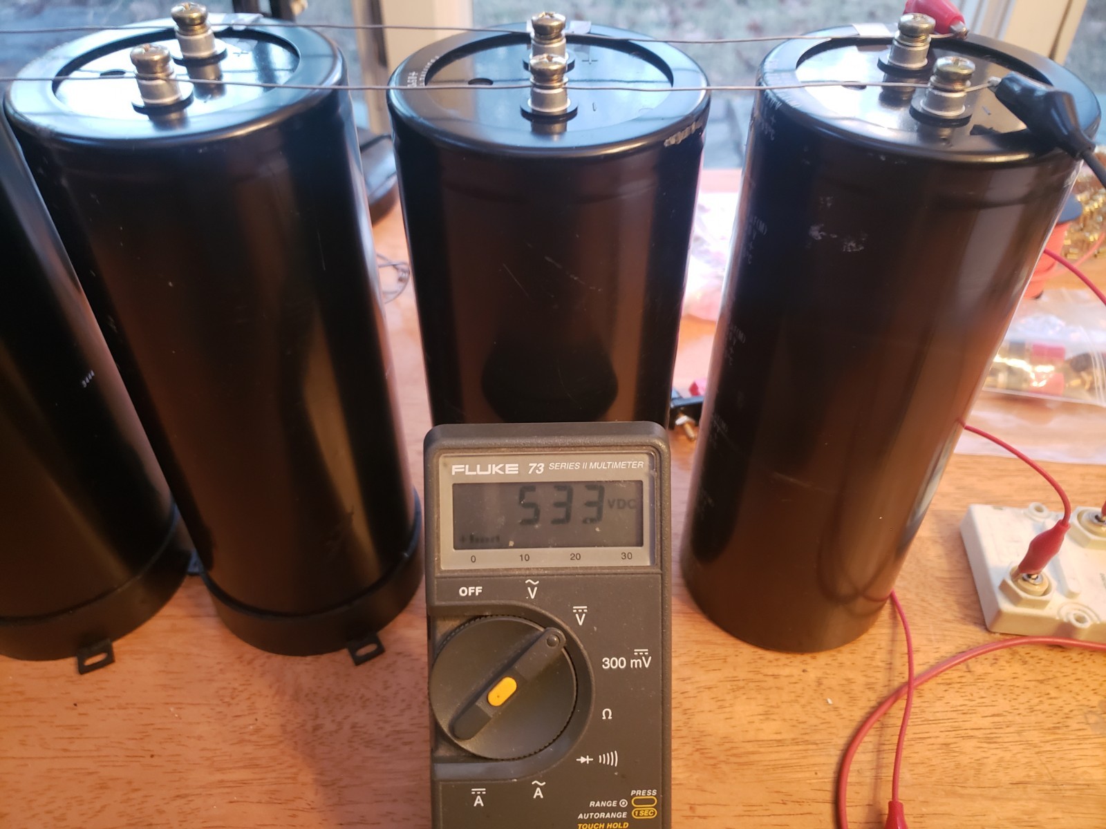 6) 10000UF 500V electrolytic capacitor, power supply filter,Tube audio amplifier