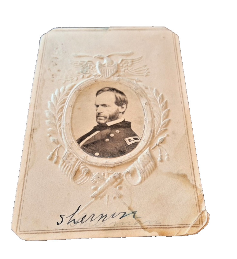 General William T. Sherman CDV PORTRAIT – Civil War Union Major General