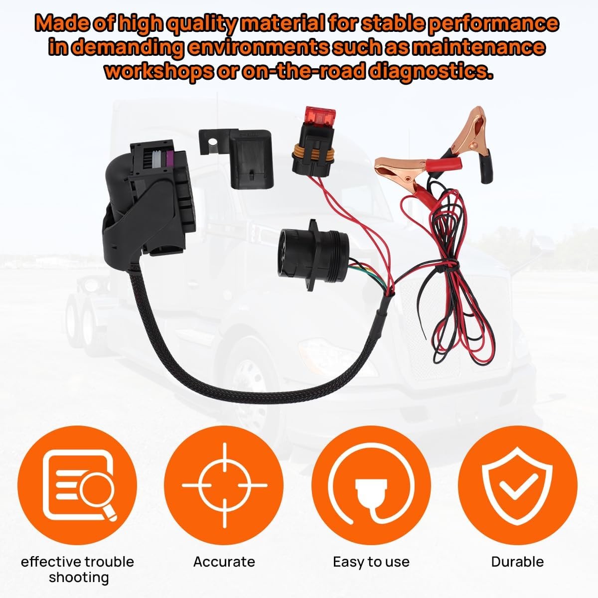 For Paccar MX13 EPA21 ECM 2021+ Diagnostic Cable For Peterbilt 579 567 589 T680