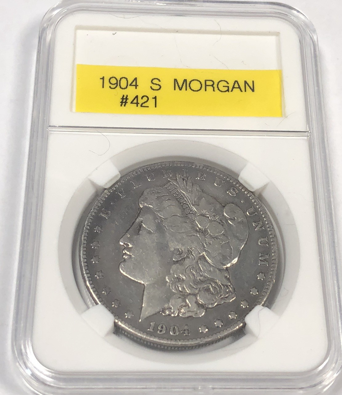 1904 S MORGAN "F/VF GRADE" - SCARCE, METTALIC LOOK, ATTRACTIVE CIRCULATED😍😍✅