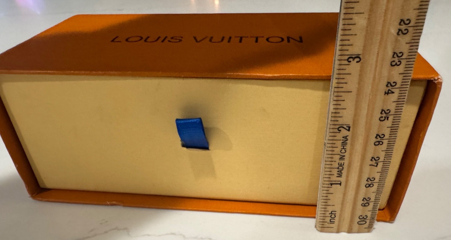 LOUIS VUITTON SMALL EMPTY BOX 7"X3.5"X2.75"