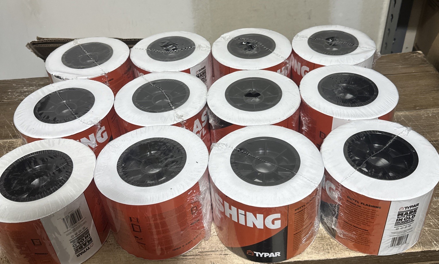 (12) Typar Flashing BUTYL 4 in x 75 ft roll / Peel & Stick