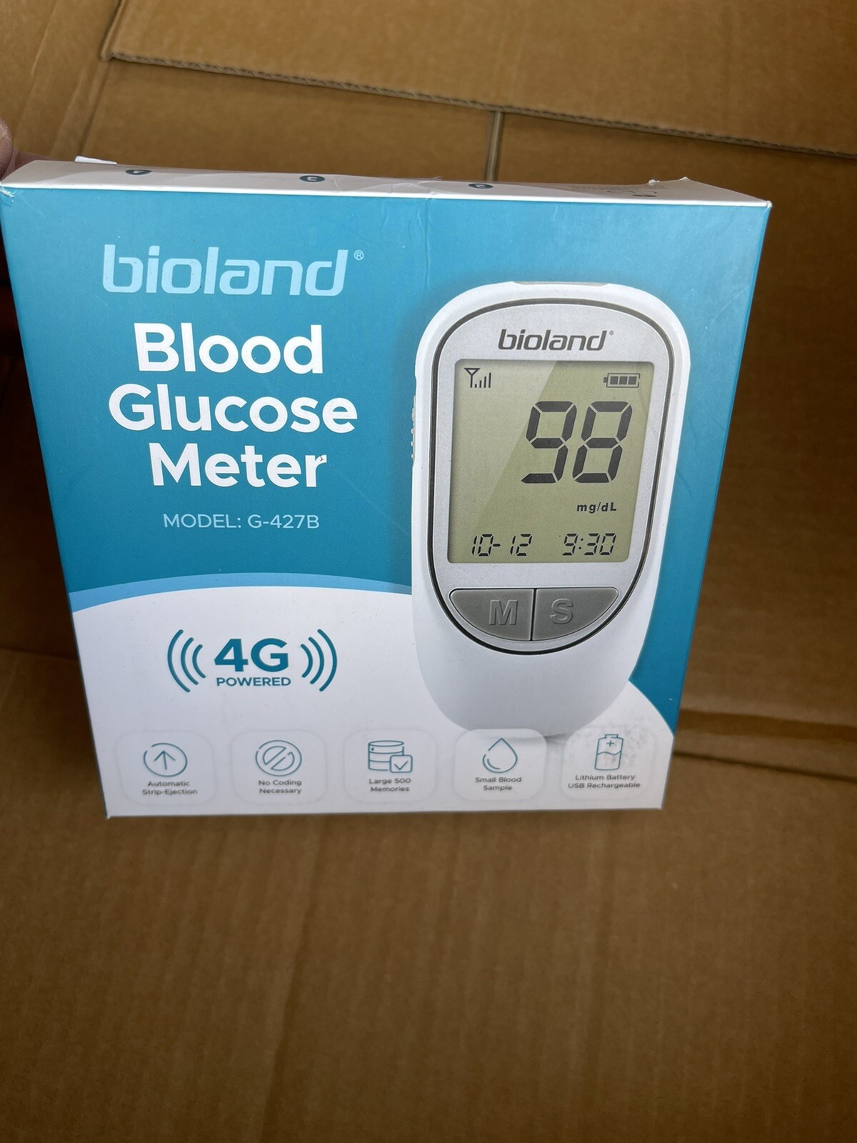 Bioland BLOOD GLUCOSE METER Model: G-427B | Sealed w/ Fast Shipping!
