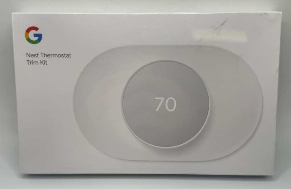 Google Nest GZZN7 Thermostat Trim Kit GA01837-US - Snow **E27**