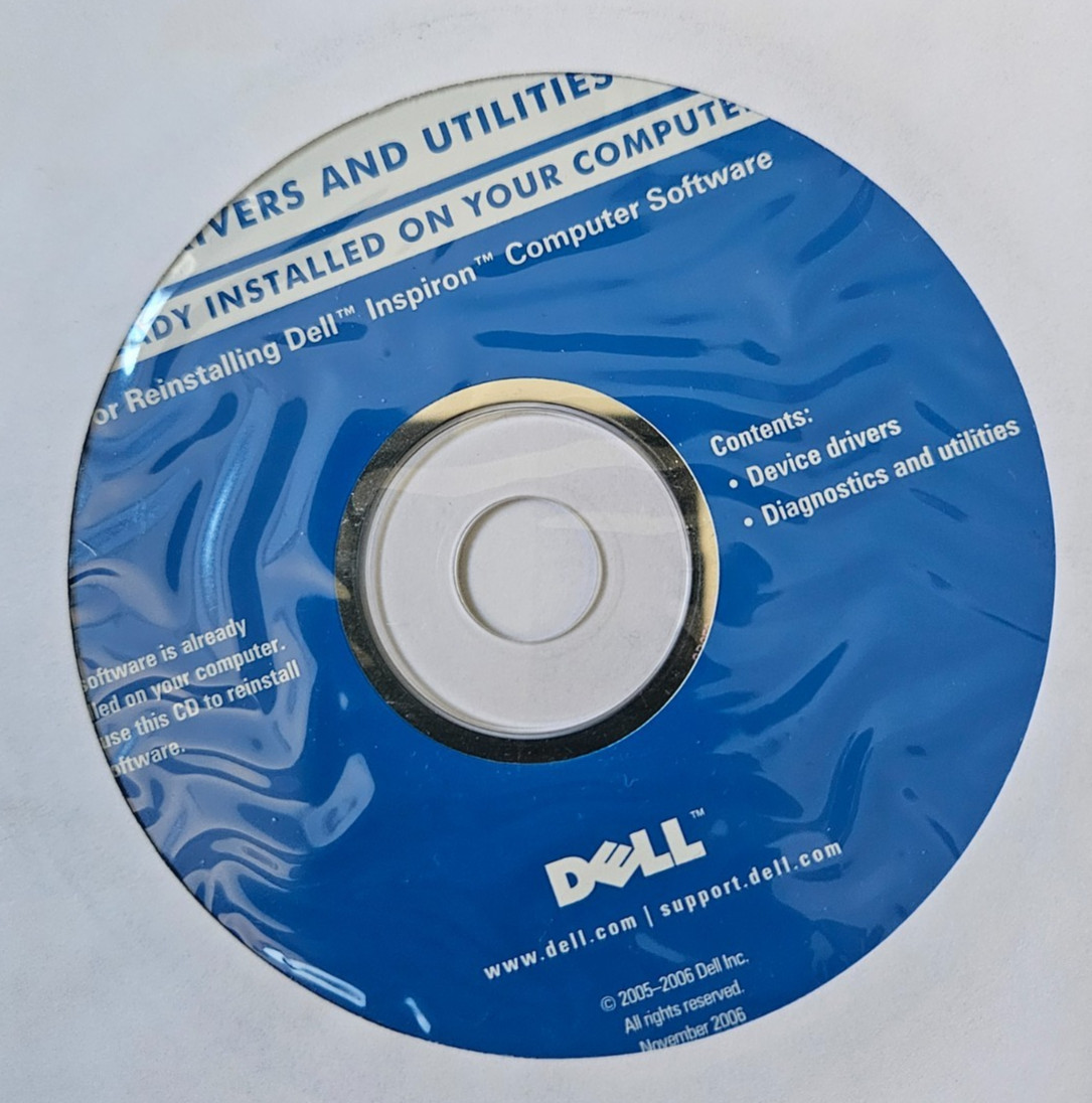 VTG DELL Device Drivers & Utility Resource CD's OS Reinstalling + Microsoft 2000