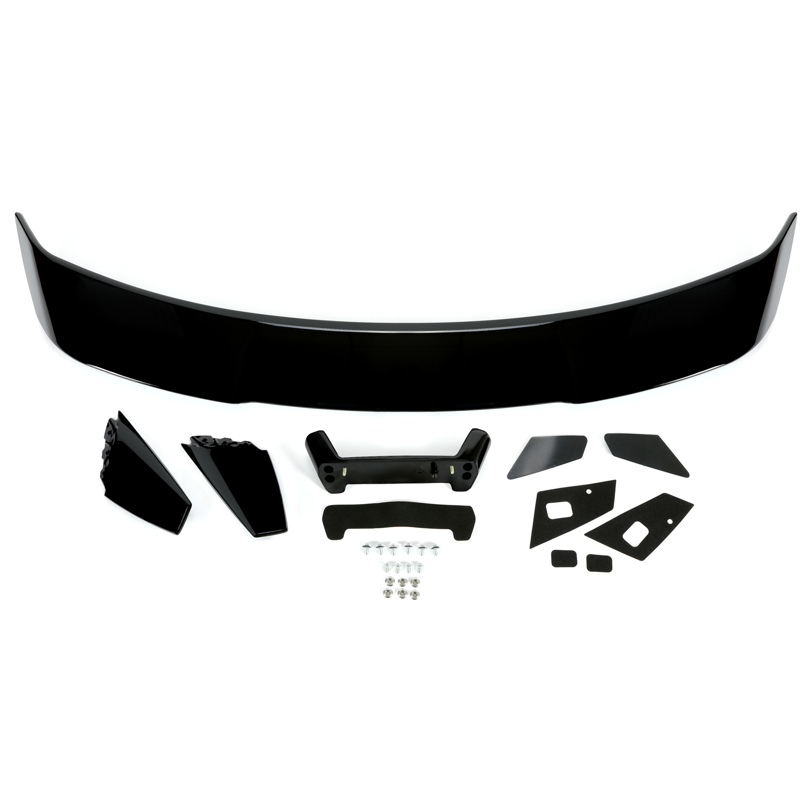 Gloss Black Painted Rear Trunk Spoiler Wing GT-Style For Ford Mustang 2 Dr 15-22