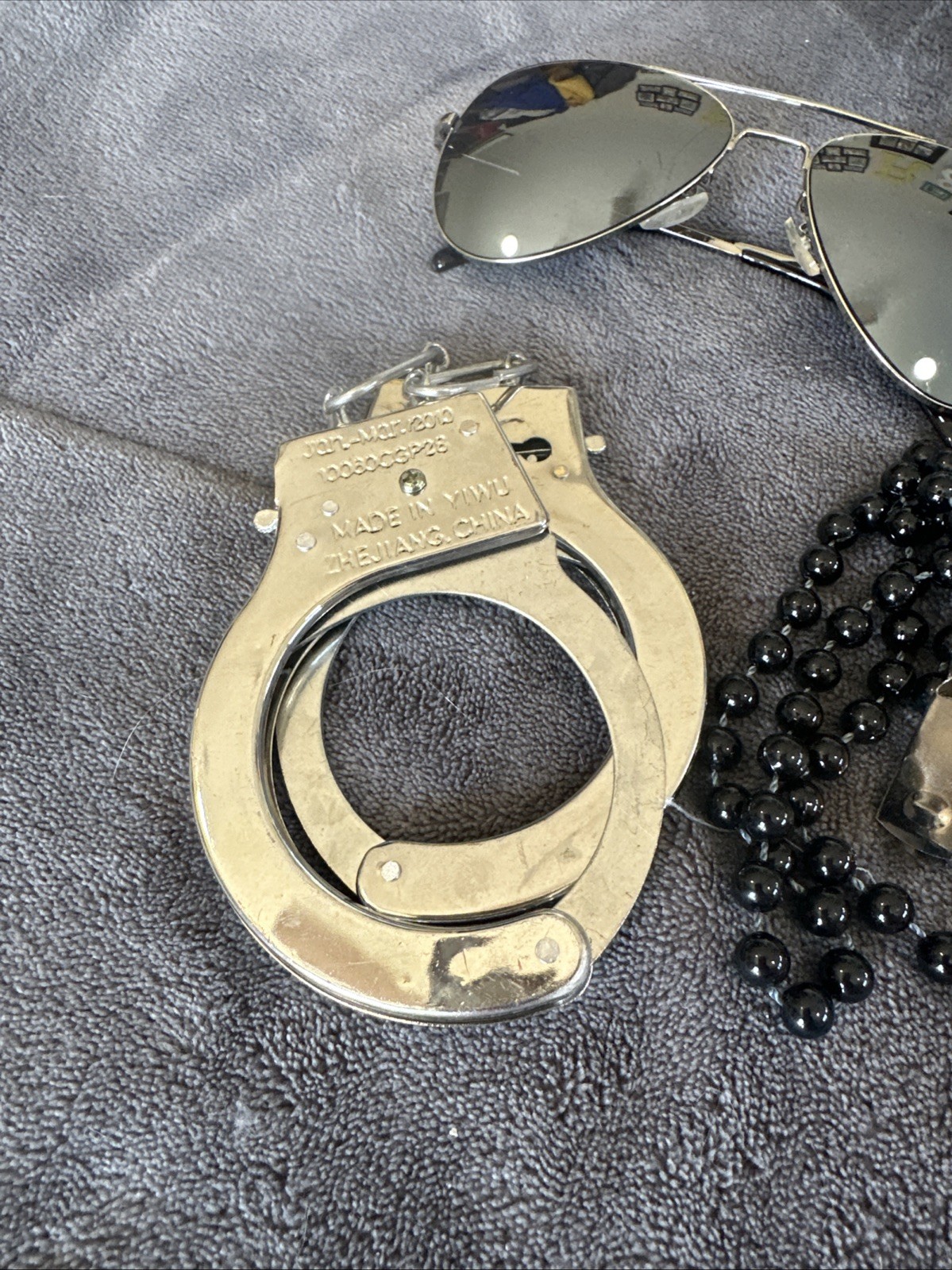 Halloween Police Officer Costume Adjustable Tie Belt Adult Woman Whistle