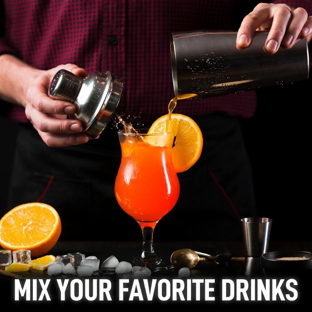Zulay 24 oz Stainless Steel Cocktail Shaker