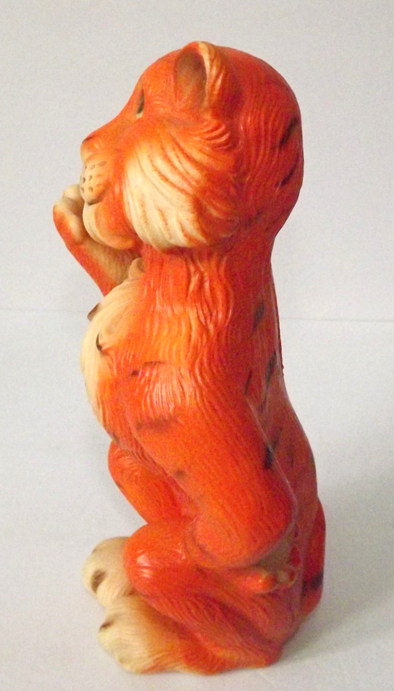 Vtg Esso Exxon Tiger In Your Tank Coin Bank Plastic Missing Stopper Humble Oil