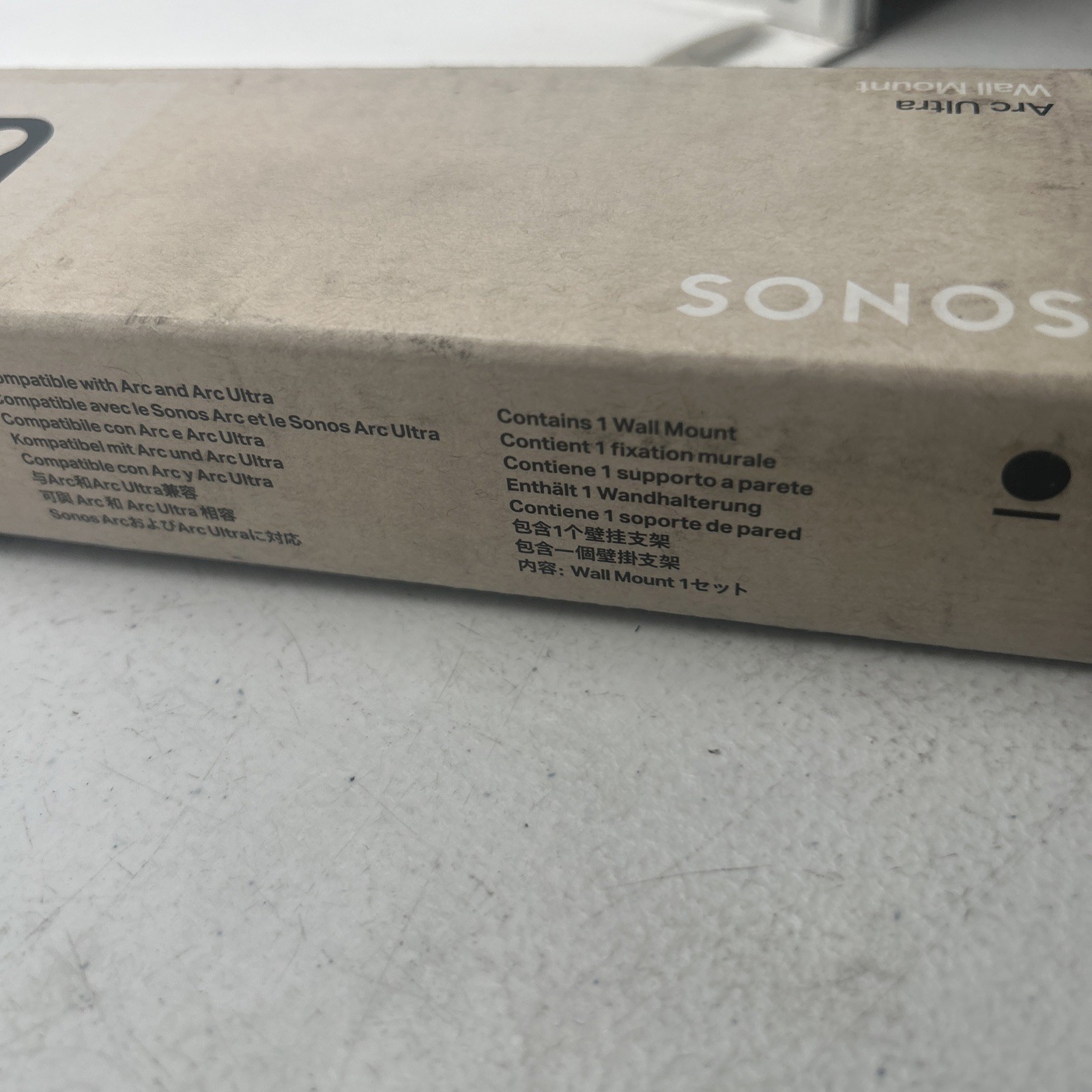 Sonos Arc Ultra Wall Mount OEM (AR2WMWW1BLK) - Black NIB