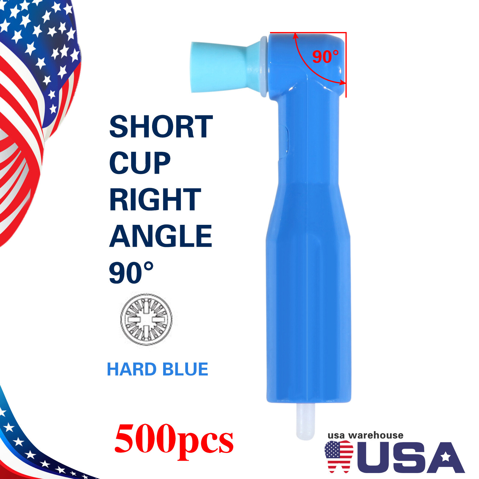 500 pcs Dental Disposable Prophy Angles Top Quality Money back guarantee! CE