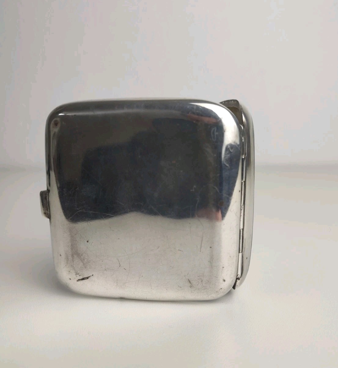 Antique Austrian Silver Cigarette Case Enamel Painting - Johann Rothbauer