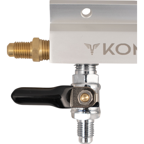KOMOS® Gas Manifold | Aluminum | 1/4 in. Flare | 4 Way