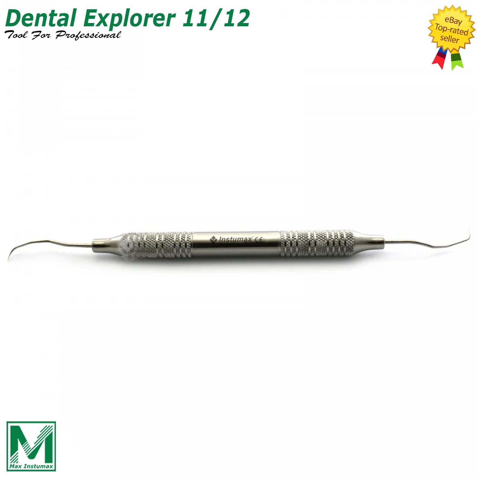 Dental Explorer 11/12 Probe Sickle Endo Diagnostic Surgical Denture Instruments