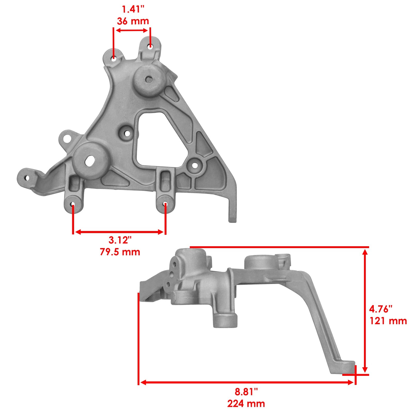 Front Fender Headlight & Brackets For Yamaha Raptor 700 YFM700 2006-2012