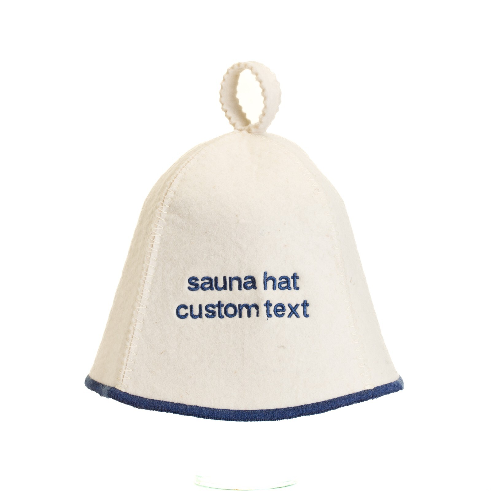 Wool Sauna Hat Custom Text Russian Banya Hat Spa Personilized Gift