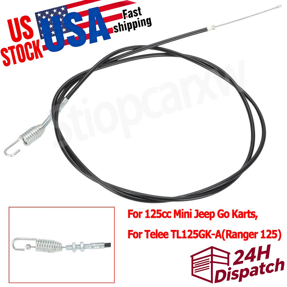 Throttle Cable For 125cc Mini Jeep Go Kart, Telee TL125GK-A(Ranger 125) Engine