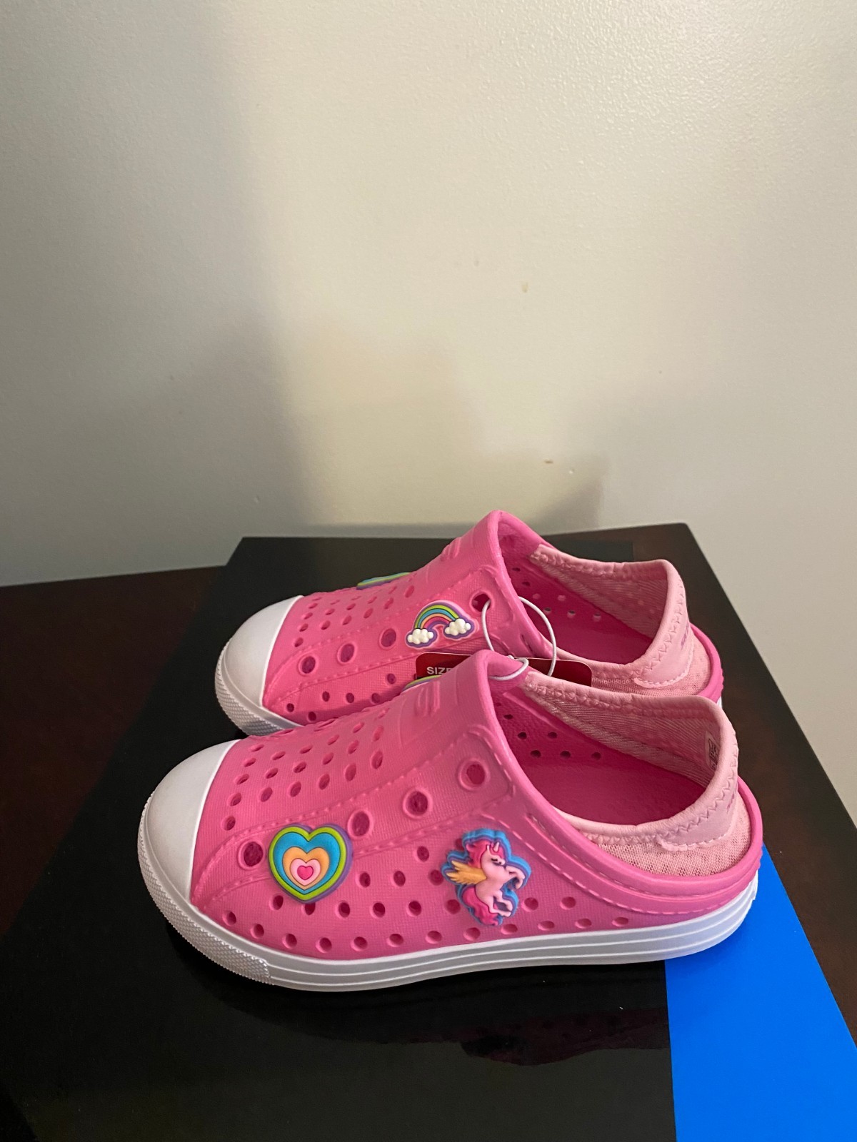 BRAND NEW Skechers Toddler Girls Foamies Flexible Molded Slip-On Shoe SIZE 10