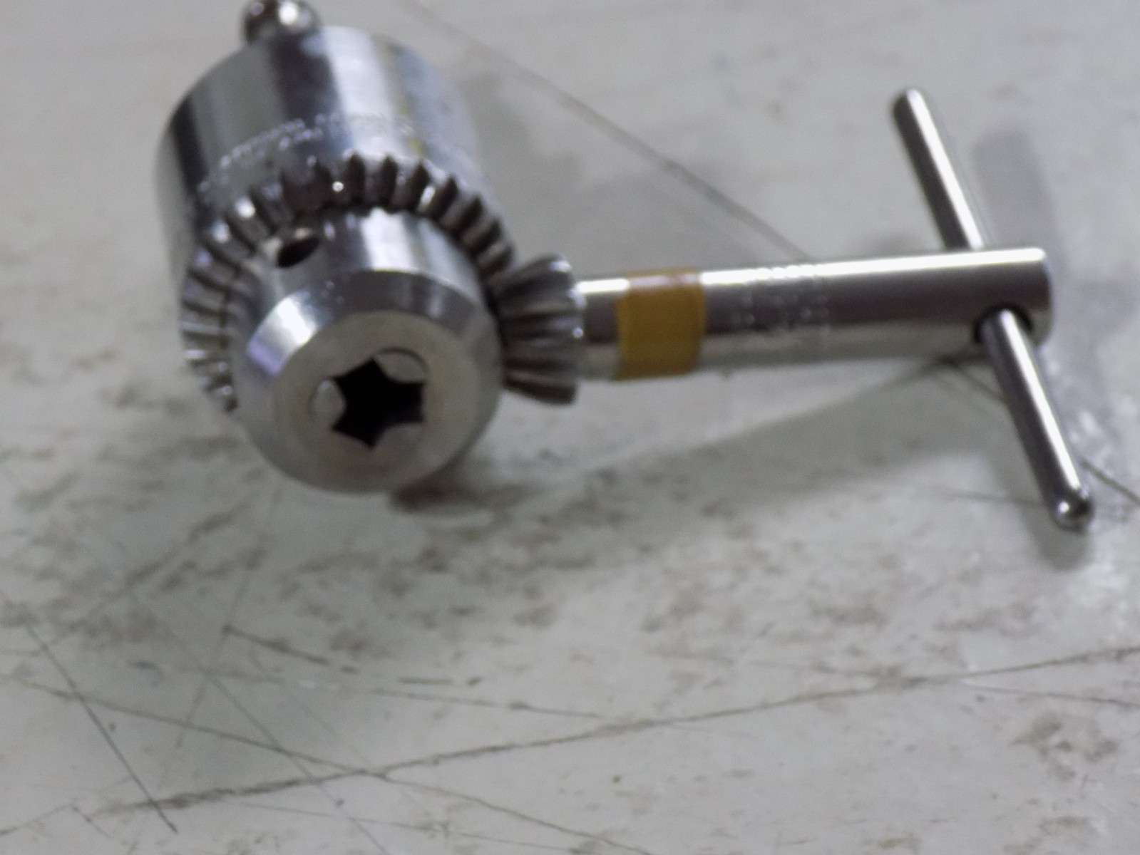 Vintage used Jacobs Chuck with key 1M 0 to 1/4 inch