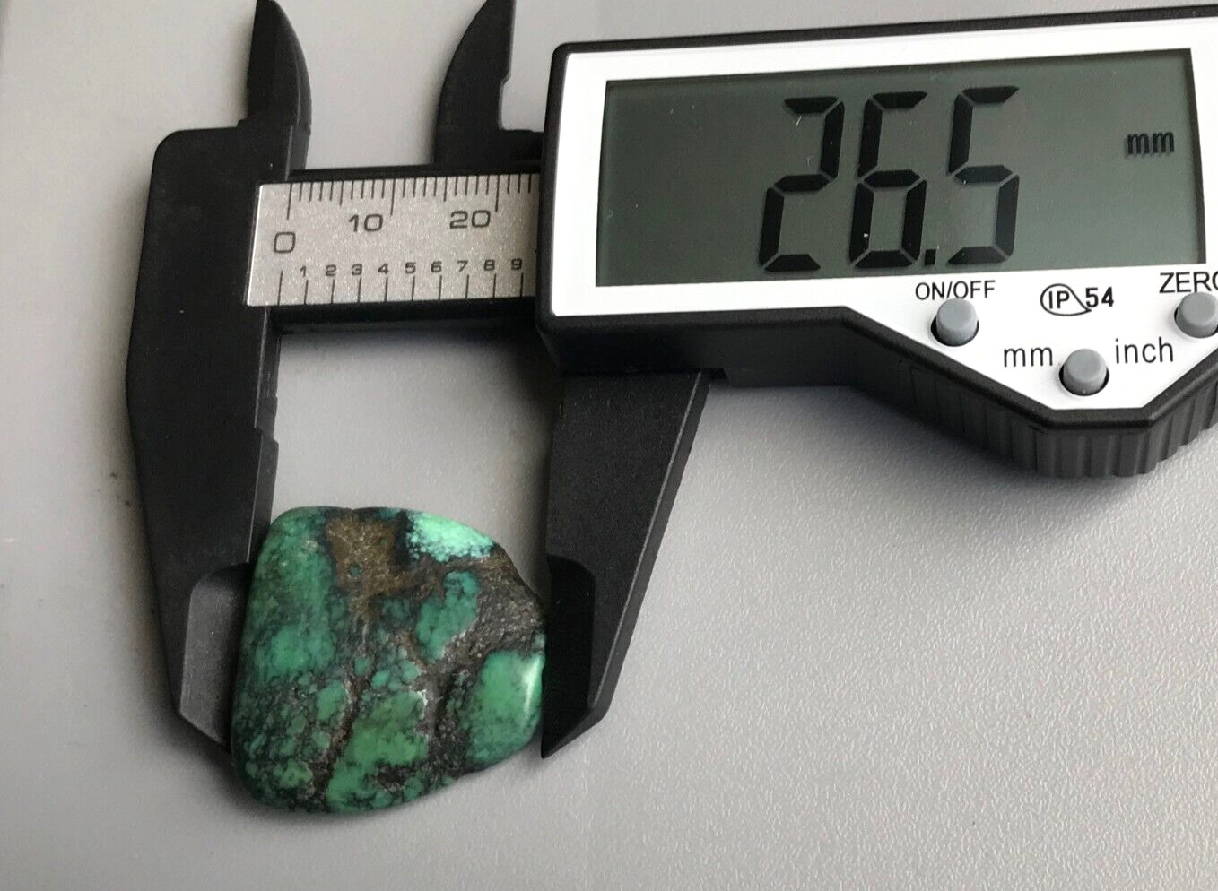 ANTIQUE RARE VERY OLD TIBETAN TURQUOISE BEAD - BEAUTIFUL WORN PATINA