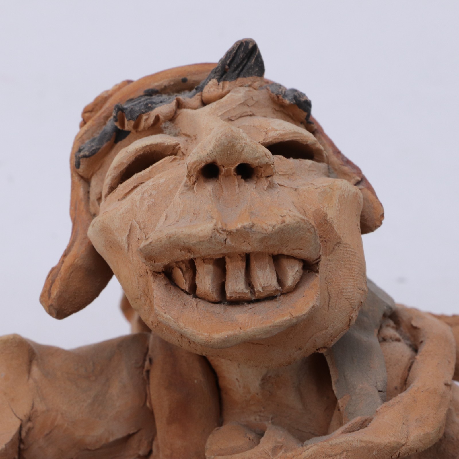 Quechuan Edilberto Merida Cusco Peru Sculpture Peruvian Folk Art Clay Pottery