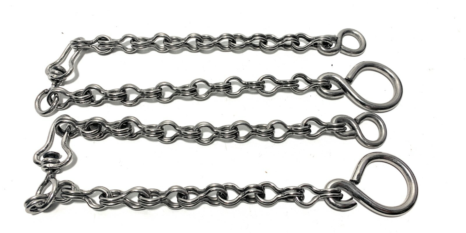 STAINLESS STEEL CHARRO HORSE BIT CHAINS CADENILLAS PARA FRENO ACERO INOXIDABLE