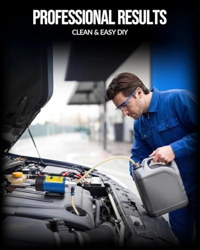 Oil Extractor Pump, 12V 100W Self-Priming Electric Fluid Transfer Pump for