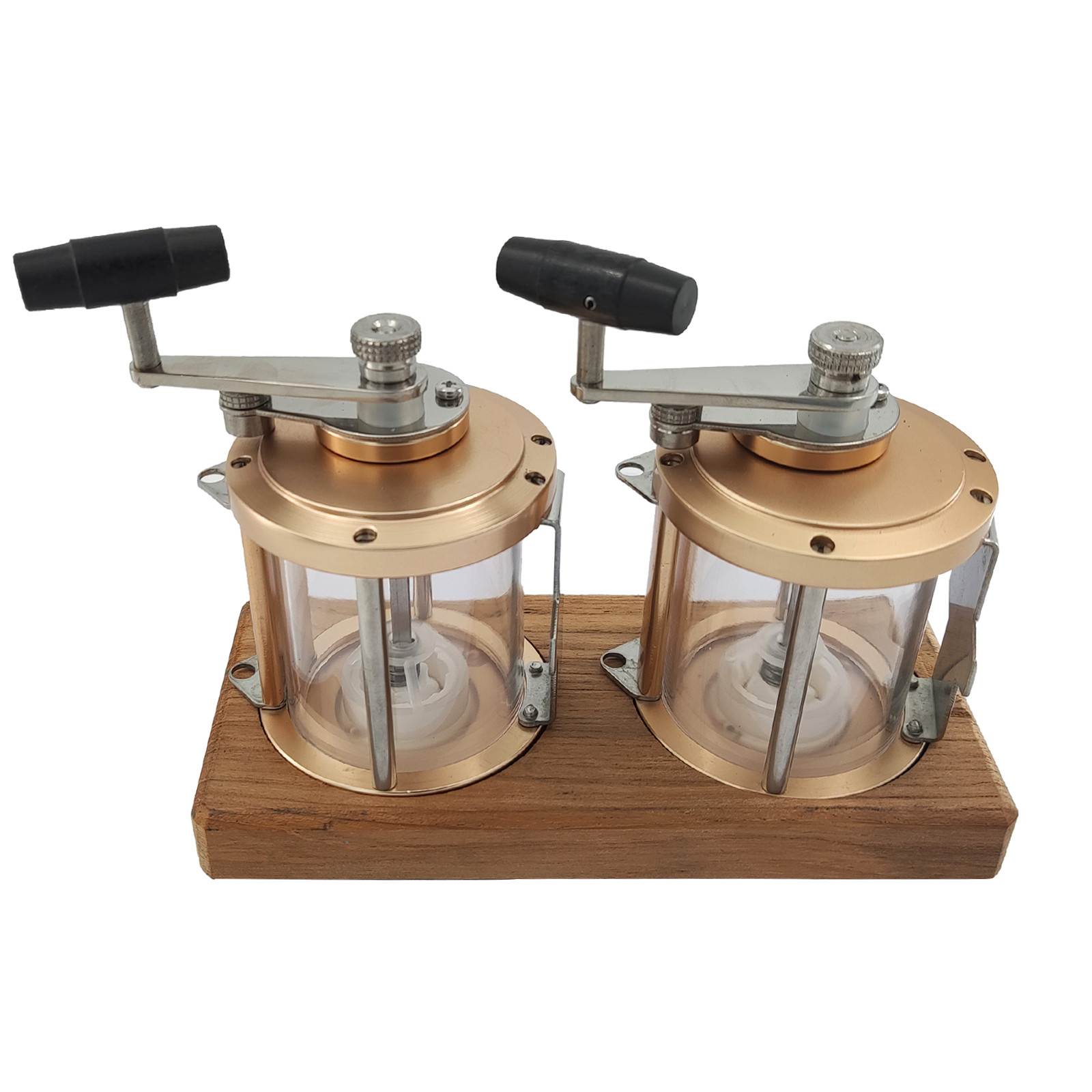 ISURE MARINE Aluminum Deep Sea Fishing Reel Salt & Pepper Grinder Set Mills