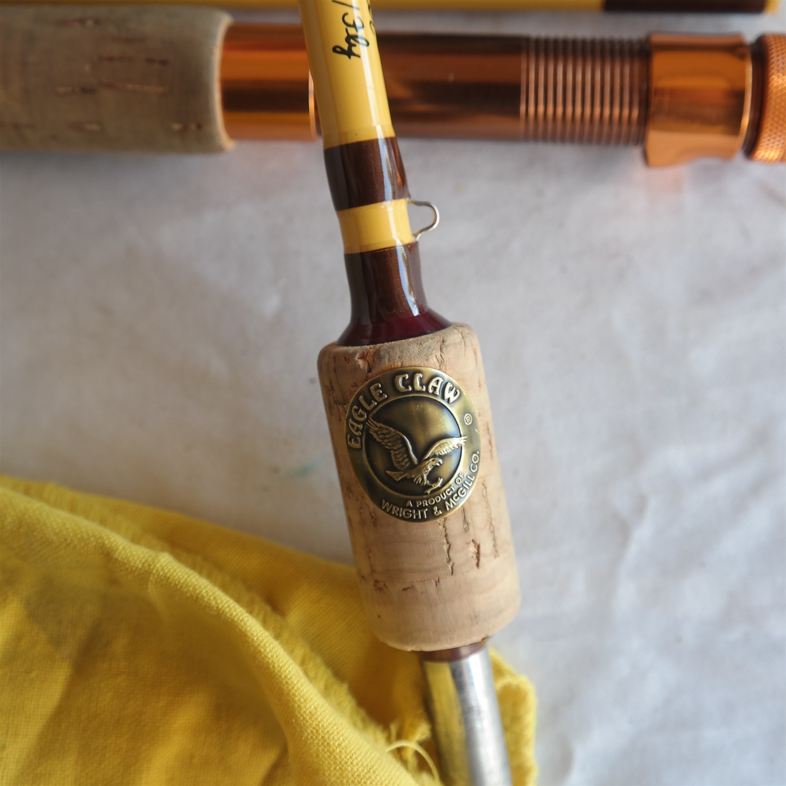 Vtg Eagle Claw Trailmaster 6 pcs Spin / Fly Rod Combo Wright & McGill TRP 601