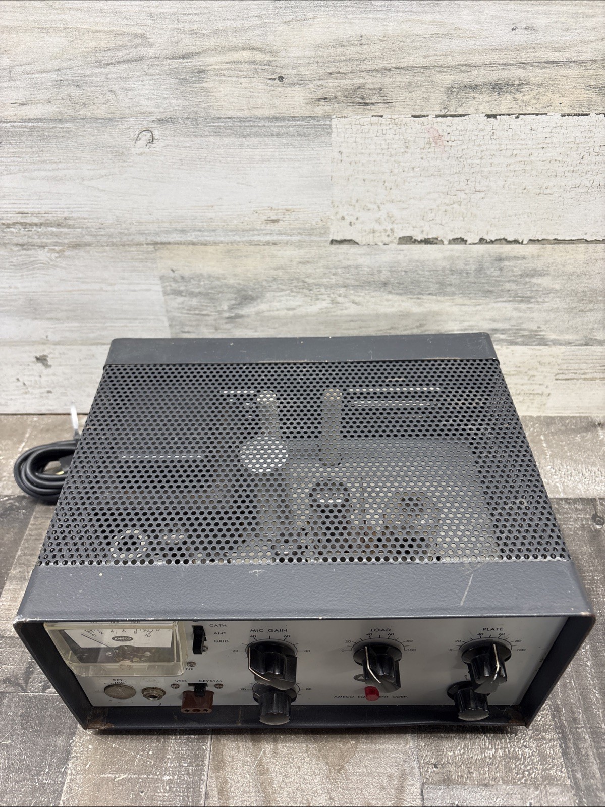 Ameco TX-62 6 & 2 meter Transmitter Old Vintage Ham Amateur Radio Tube Rig