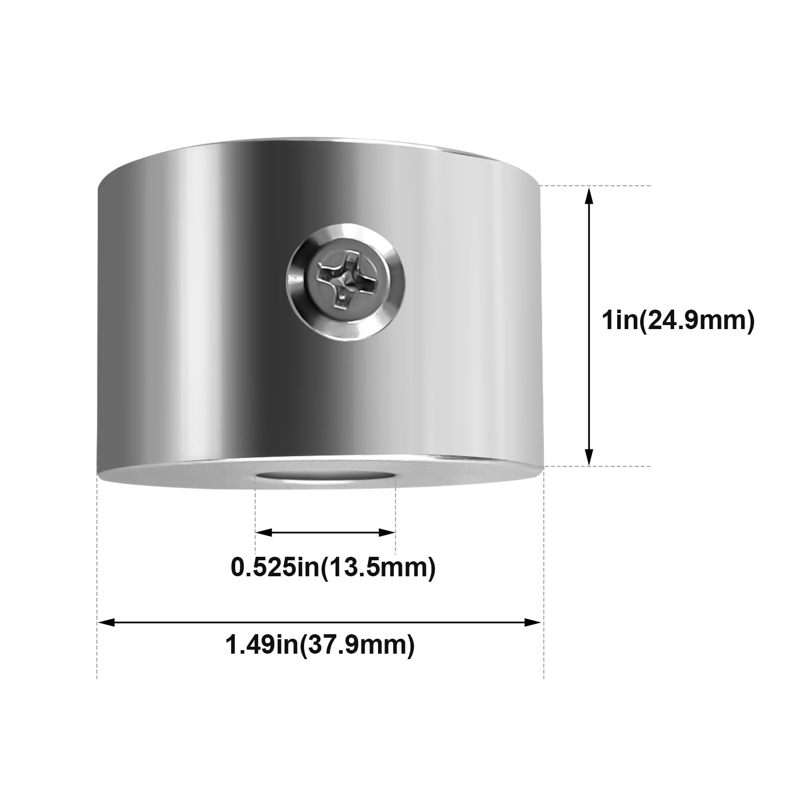 JMSMSH Aluminum Bushing for Wood Pellet Grill Auger,Replacement Parts silver