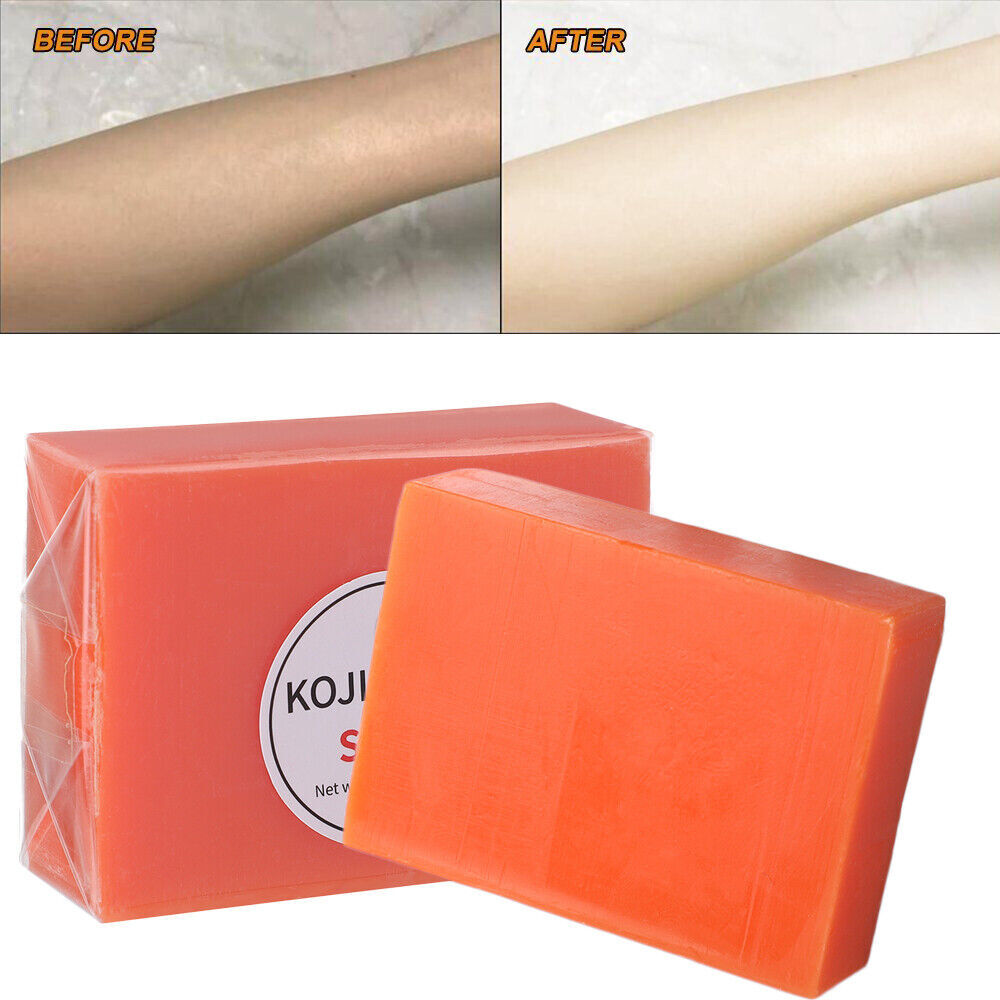 3 Kojic Acid Soap Dark Skin Cleansing Whitening Bleaching Lightening Brightening