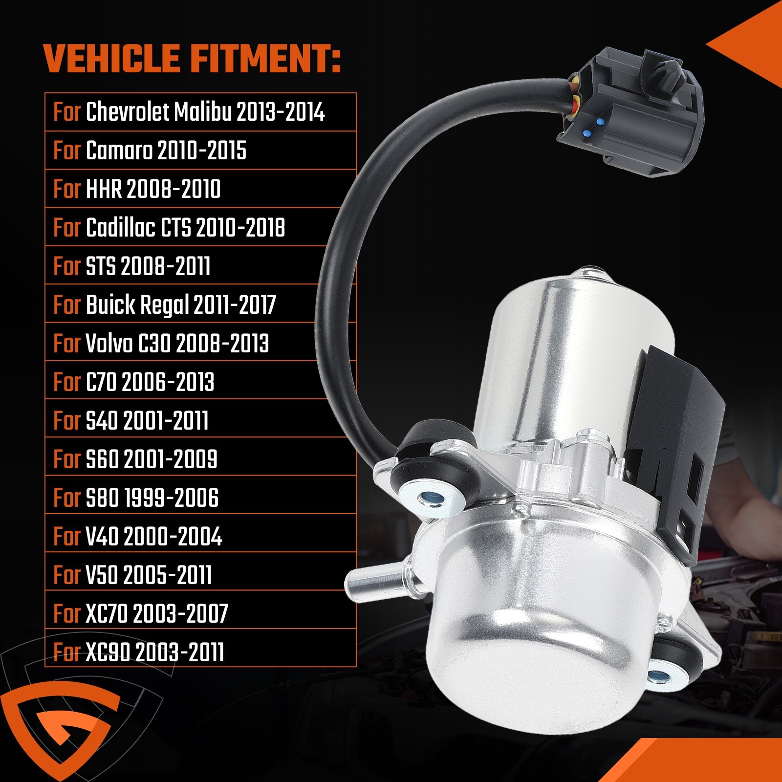 Electric Vacuum Pump Power Brake Booster Auxiliary Pump Assembly For GM DC 12V