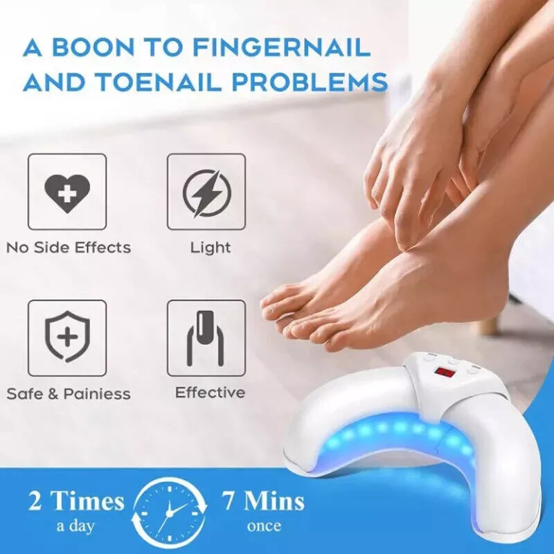 Nail Fungus Laser Nail Fungus Cleaning LED Light Device for Multiple Toenail US
