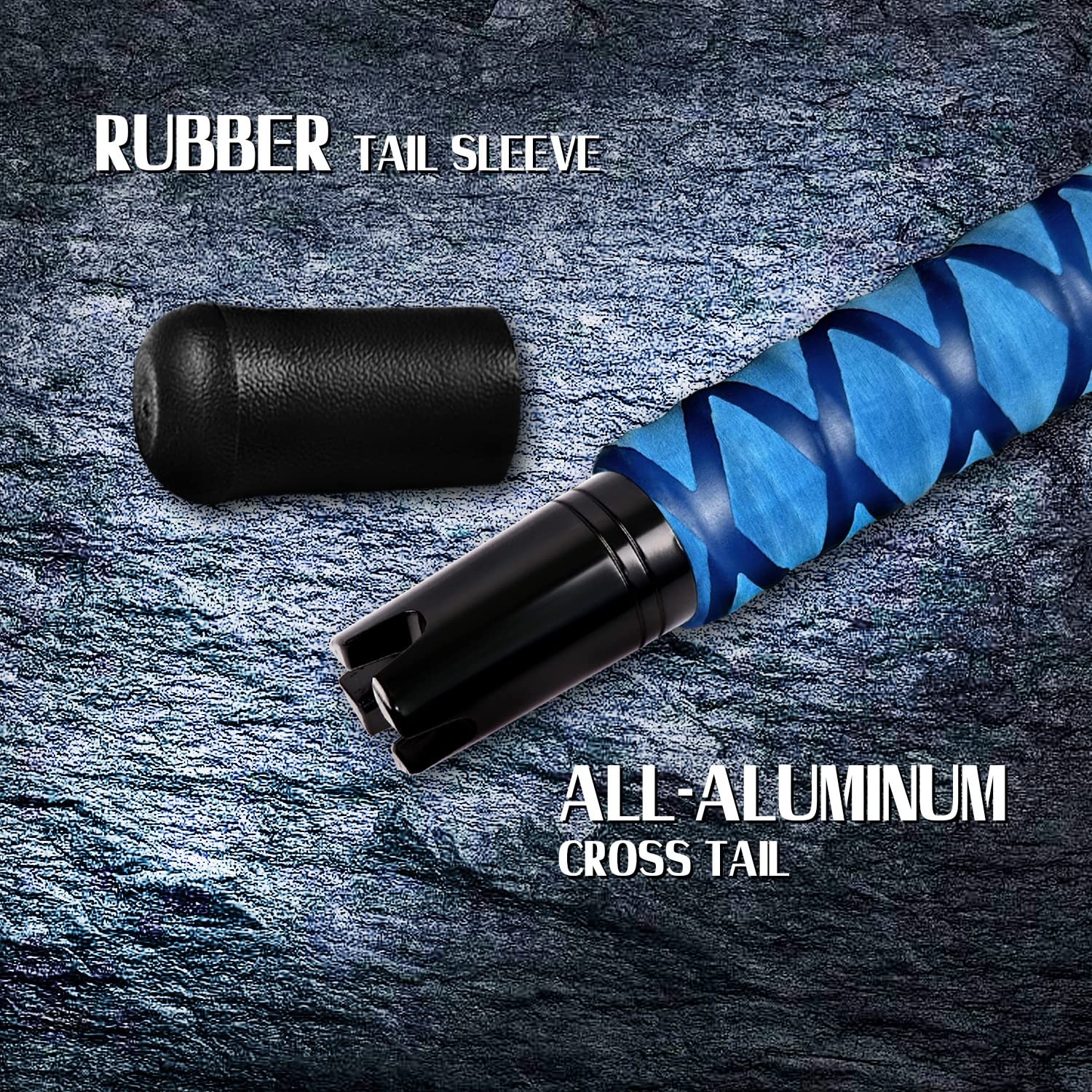 56 120-200lbs Blue Saltwater Fishing Rod Trolling Rod Deep Drop Sea Roller Rod