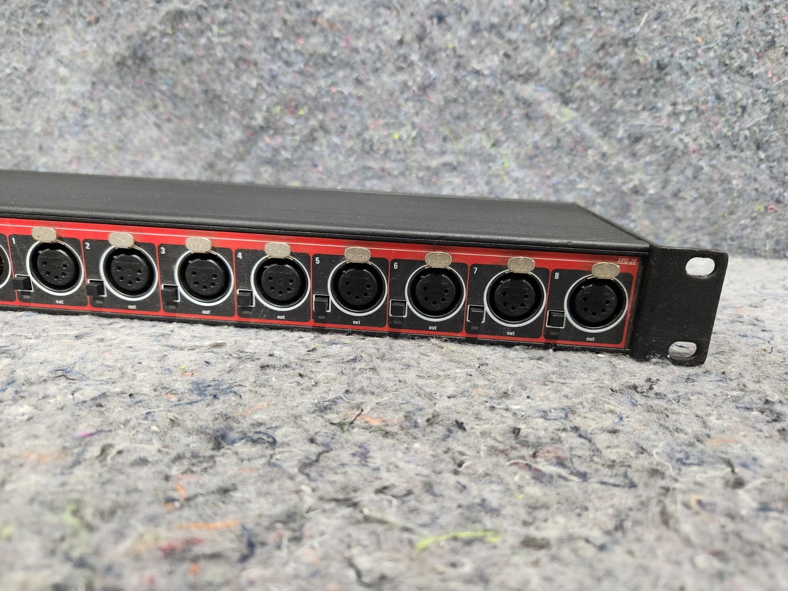 Swisson XPD-28-5R 2:8 A/B 5-Pin DMX Splitter and RDM Hub Rackmount Opto Booster
