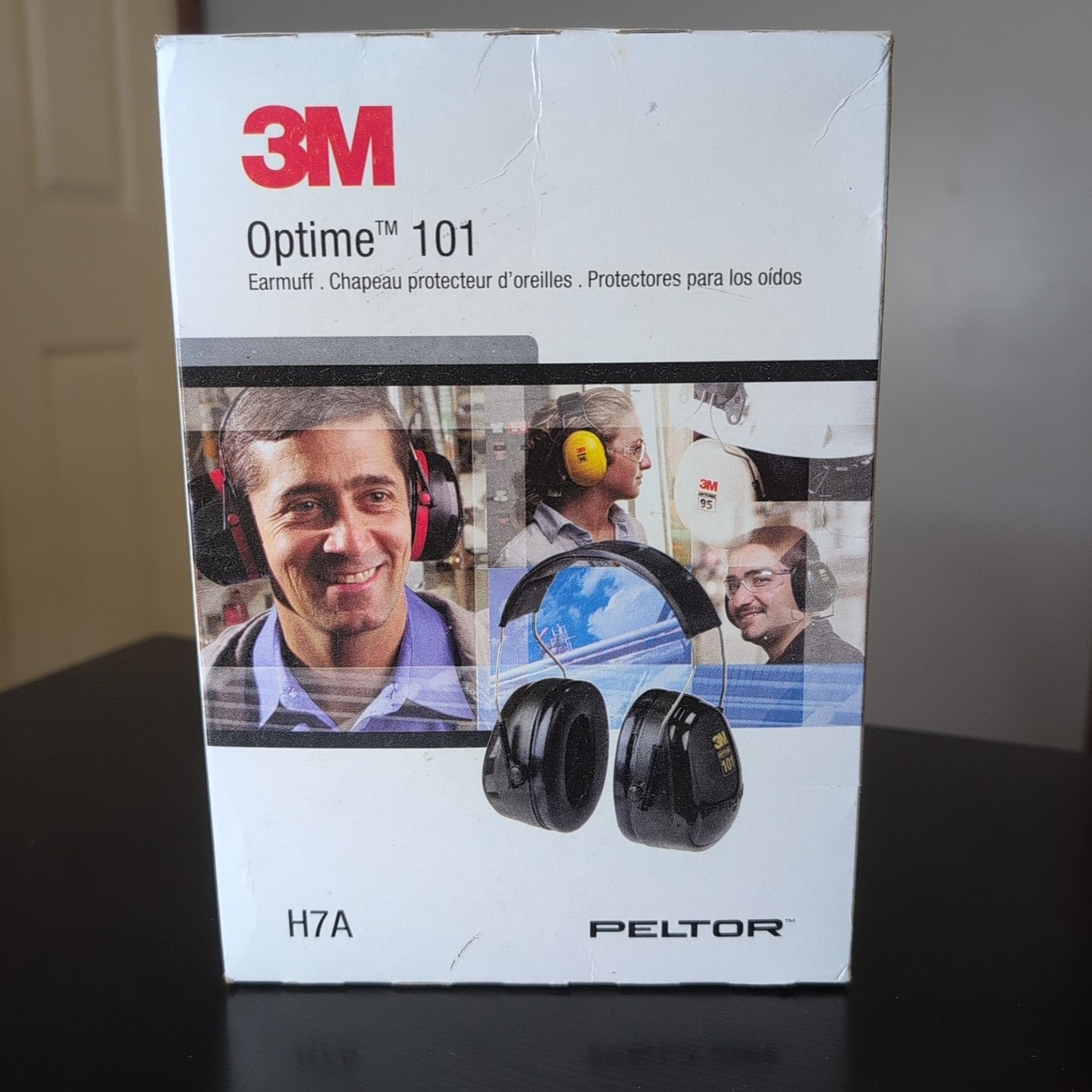 3M H7A Peltor Optime 101 Over-The-Head Ear Muffs Noise Reduction Safety