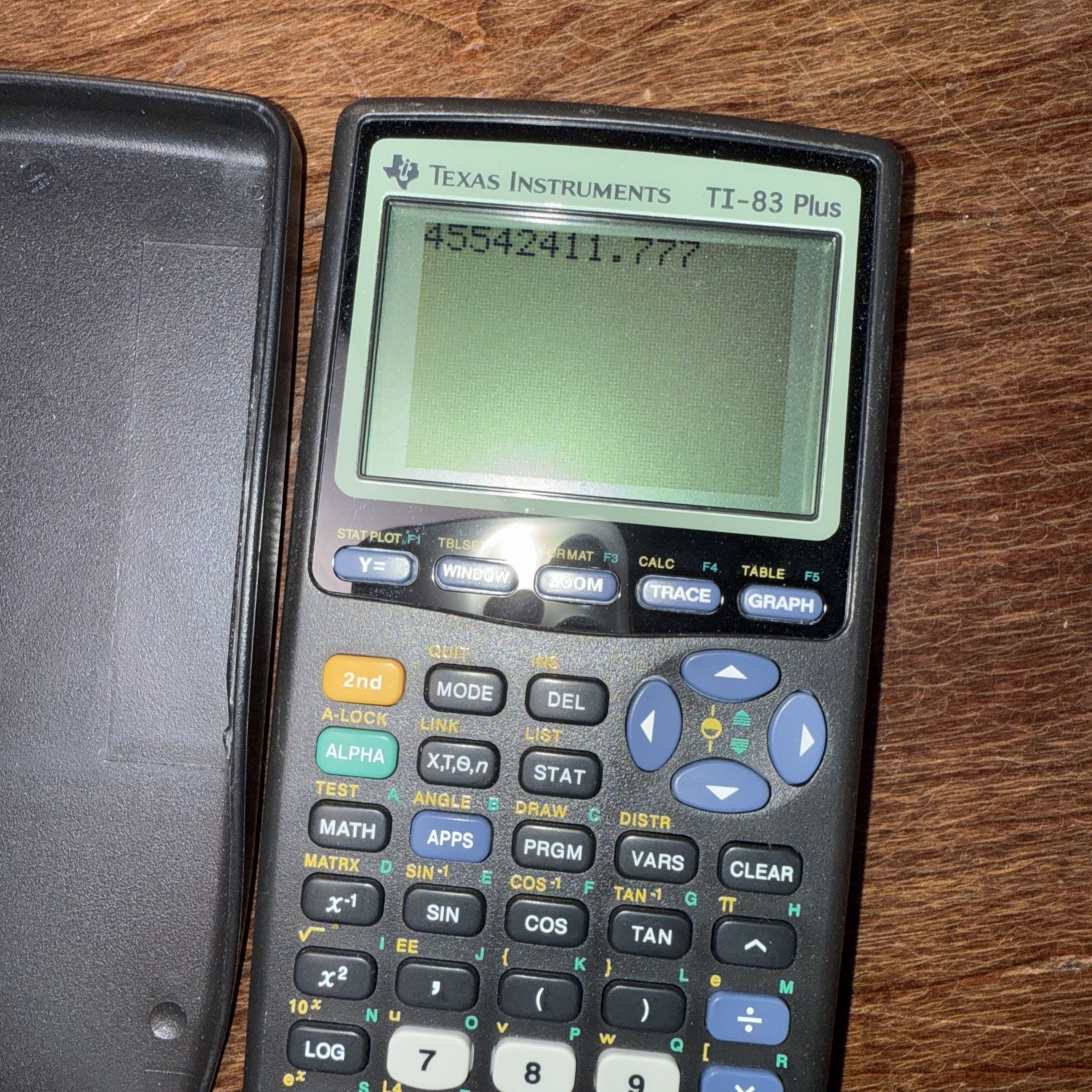 Texas Instruments TI-83 Plus Graphing Calculator W/Sliding Cover Tested Working