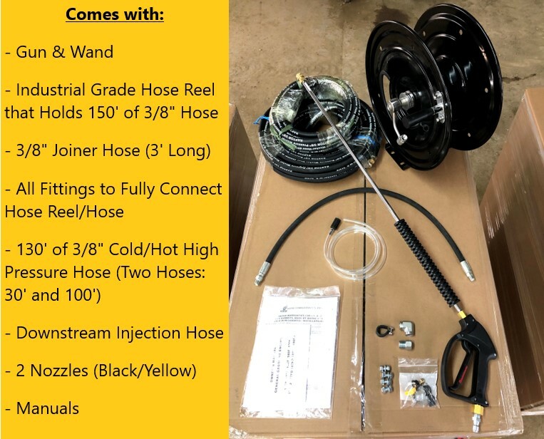 NEW- 2022 Easy-Kleen Magnum 4000 Series Hot Water Pressure Washer Burner Diesel