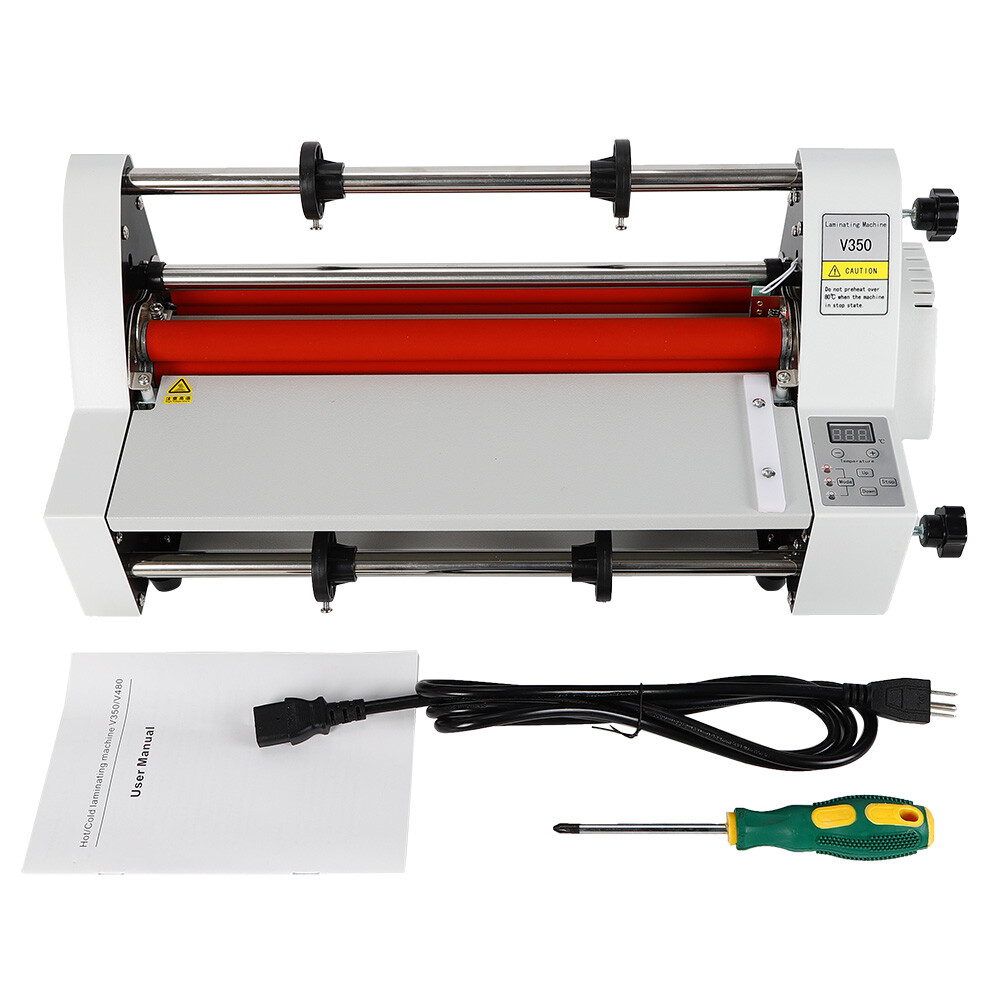 Hot Cold Roll Laminator Single & Dual Sided Digital Display Laminating Machine
