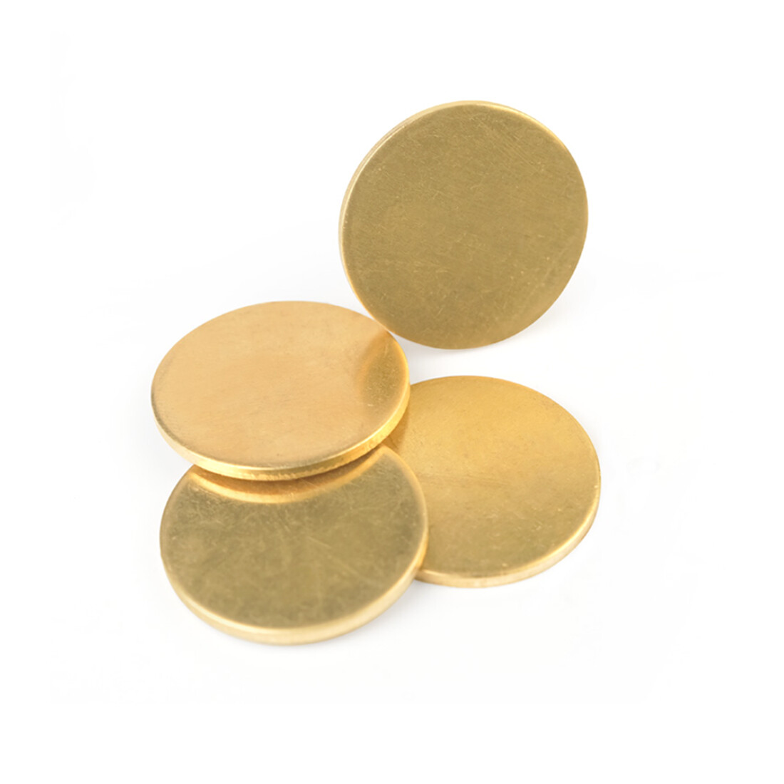 H62 Solid Brass Discs Plate Round Sheets Thick 0.5/1/1.5/2/3/4/5/6mm OD 10~300mm